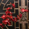 Venta al por mayor del fabricante Flores de ciruelo simuladas, Flor de invierno, Flores de ciruelo rojas, Flores de cerezo, Flores de ciruelo artificiales, Flores de seda, Flores de durazno artificiales, Flores simuladas