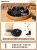 Juego de tetera y hornilla de hierro fundido estilo Ola Urbana para preparar té, hervir agua y hacer té a fuego vivo