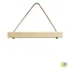 Haste Magnética de Madeira Maciça para Pendurar Foto Poster Clip Pintura Decorativa Haste Magnética Forte para Pintura em Rolo Moldura de Foto Pintura