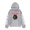 Sudadera con capucha para hombre de otoño e invierno con forro polar y estampado de anime japonés Jujutsu Kaisen, top versátil casual de corte holgado