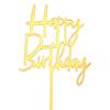 Tarjeta Acrílica Espejo Súper Flash Feliz Cumpleaños Caja Geométrica Círculo Feliz Cumpleaños amor Plug-in