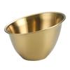 Cuenco oblicuo de cuatro piezas engrosado de vajilla coreana para restaurante, hotel, de acero inoxidable, cuenco multiusos para condimentos, cuenco para verduras, cuenco para salsa