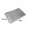 Bandeja para hornear de aleación de aluminio 24.5x33 bandeja gruesa para hornear comercial bandeja de aluminio transfronteriza para exportar pan y pasteles estilo americano