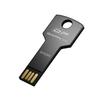 Qiapin Memoria USB Metálica con Forma de Llave 64GB Alta Velocidad USB 3.0 Unidad USB Creativa Grabado Láser Personalizado Memoria USB para Coche