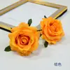 Flores Artificiales Pequeñas Estilo Europeo Rosas 7cm Flor de Rosa Rizada Flor de Pared Guirnalda de Enredadera Decoración Colgante para Centro Comercial Accesorios para Arreglos de Banquetes de Boda