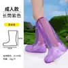 Cubrezapatos portátiles, resistentes al desgaste, engrosados, estampados, impermeables, cubrezapatos antideslizantes para días de lluvia, cubrezapatos impermeables de dibujos animados para niños
