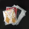 Saco transparente com zíper de roupas translúcido fosco saco selado toalha meias saco ziplock roupas roupas roupas íntimas saco de embalagem