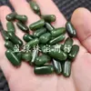 Jade Verde de Hetian, Xinjiang, Cuentas Sueltas de Jade Verde Completo, Cuentas Irregulares, Accesorios para Pulsera, Collar, Joyería DIY
