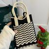 2024 Amazon ebay Bolsa para teléfono móvil coreana moda simple bolsa tejida bolso de hombro bolso tote de oso fábrica