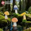 Micro Paisagismo Musgo Raiz Artificial Criativa com Grama Cogumelo Bonsai Jardinagem DIY Decoração de Paisagismo Acessórios Enfeites