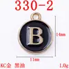 Accesorios de Aleación Joyería Colgante de 26 Letras Inglesas Doble Cara Collar Pulsera de Moda Hecho a Mano Accesorios para Joyería DIY