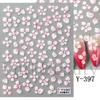 Adhesivo Transfronterizo Nuevo para Arte de Uñas 5D en Relieve Flor de Cristal Tridimensional Jalea Camelia Flor de Cuatro Pétalos Adhesivo Decorativo para Uñas