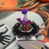 Qiyue Accesorios para el Cabello Europeos y Americanos de Halloween Pin de Calavera Pin de Pinza de Pato para Mascarada Diadema de Cabeza de Diablo Adornos para la Cabeza de Fiesta Venta al por Mayor