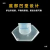 Cilindro Graduado de Plástico Taza Medidora con Escala Transparente Línea Blanca Línea Azul 100ml Gran Capacidad Cilindro Medidor para Verter Laboratorio