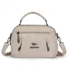 2026 Bolso Nuevo para Mujer de Moda Pequeño Cuadrado Textura de Cuero Suave Bolso de Mano Bolso para Mamá Mochila para Mujeres de Mediana Edad