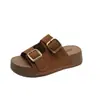 Sandalias de Verano para Mujer Estilo Birkenstock con Suela Gruesa, Nuevas Tendencia 2026, Sandalias de Playa de Gama Alta, Sandalias de Deslizamiento que Aumentan la Altura