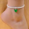 Joyas Más Vendidas en AliExpress Estilo Ins Diseño de Nicho Tobillera de Mariposa Fresca de Playa Tobillera de Pedrería