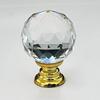 Alça de cristal liga de alumínio tampa de ferro alça de tampa de bambu alça tampa de chaleira cristal contas de vidro Móveis Ferragens