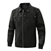 Chaqueta de gamuza para hombre transfronteriza, nuevo estilo de otoño, ropa de marca moderna retro americana, chaqueta de cuero casual de otoño e invierno para parejas