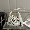Bolso de Lona Nuevo Estilo Coreano, Bolso de Mano Versátil para el Trabajo, Bolso de Hombro con Estampado de Letras, Bolso Tote de Gran Capacidad