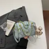 Bolso de cadena transfronterizo de nicho con patrón de diamante para mujer, nuevo bolso de mano versátil versión coreana para la primavera de 2026, bolso de hombro y cruzado