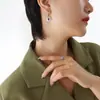 Mili Elegante Nicho Versátil Estilo Ins Colar Brincos com Fecho Conjunto de Joias de Aço Titânio Transfronteiriço Atacado