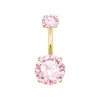 Anillos para Ombligo de Circonita Más Vendidos, Anillos para Ombligo Transfronterizos, Anillos para Ombligo de Amazon, Tachuelas para Ombligo, Joyería para Piercings Corporales