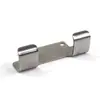 Plancha Plana de Acero Inoxidable Disco Base de Unidad U Pieza de Enlace Hierro Ojo de Aire Junta Recortada Accesorios para Soporte de Teléfono Móvil