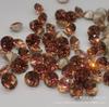 Suministro Directo Nuevo Cristal 10mm Rosa Café Cristal Austriaco Fondo Puntiagudo Diamante Herraje Tocado DIY Venta al por Mayor