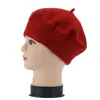 Chapéu Feminino Outono e Inverno Estilo Coreano Boina de Lã Sintética Chapéu Botão Chapéu de Pintor B001 Chapéu Atacado
