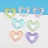 Parche acrílico sirena Ji hueco amor joyería accesorios DIY material hecho a mano pasador aretes accesorios fabricantes
