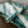 Papel Pintado Autoadhesivo Mármol Brillante Engrosado Pegatinas de Azulejo Impermeables Pegatinas de Pared para Renovación de Muebles Encimera Papel Pintado