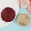 Sello de Cera Navideño Personalizado con Cabeza de Cobre Latón Grabado Diseño Patrón Sello de Cera para Cerrar Sobres Sello de Cabeza
