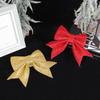 Jingchen Transfronterizo Navidad Polvo Dorado Lazo Cinta Decoración Ventana Vacaciones Decoración Árbol de Navidad Adornos Colgantes