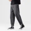 Pantalones casuales color caqui para hombre 2026 otoño e invierno nuevo estilo pantalones holgados cónicos modernos versátiles rectos largos venta al por mayor