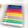 Bolígrafo Acrílico Personalizado de Fábrica de 12 Colores Marcador a Base de Agua de 2 mm Bolígrafo para Graffiti DIY en Vidrio Madera Bolígrafo de Pintura a Base de Agua