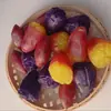 Batata-doce Simulada, Batata Roxa, Tomate, Berinjela, Modelo de Repolho, Comida Simulada, Pimenta Falsa e Rabanete Adereços de Fotografia