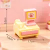 Paisaje en miniatura, lindo gato cajero, serie de supermercado, accesorios de decoración DIY para casa de muñecas, adornos de escritorio en miniatura