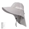 Sombrero de Pesca Sombrero Anti-ultravioleta Sombrero de Sol de Verano para Exteriores Sombrero de Sol de Ala Ancha Protección para Cara y Cuello para Hombres y Mujeres