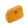 Bolsa de Cuero con Cremallera Directa de Fábrica Casual Delgada Capa Superior Cuero Vacuno Monedero para Mujer Estuche Universal para Llaves Tarjetero