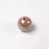 Contas Perfuradas de Cor Sólida Galvanizadas Cor Mágica AB Furo Reto Contas Redondas Pulseira DIY Corrente para Celular Acessórios de Joias Acrílicos