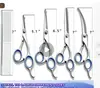 Tesouras para Tosquia de Animais de Estimação, Tesouras Integradas de Aço para Aparar Pelos de Cachorro, Tesouras Domésticas de Dentes Planos, Tesouras Curvas, Suprimentos para Animais de Estimação