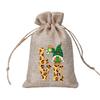 Nuevo Producto Exclusivamente para Ventas Transfronterizas: Bolsas de Regalo Oktoberfest, Bolsas con Cordón de Malla de Arpillera para Empaque de Dulces de Fiesta de Carnaval