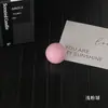 Manija de Puerta de Gabinete Colorida Accesorios de Muebles Simples Hecho a Mano Esmalte Colorido Sin Perforaciones Dopamina Manija de Bola para Cajón