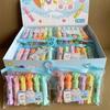 Kit mini marca-texto kit 6 cores proteção ocular Macaron marca-texto caneta chave caneta marcadora especial atacado