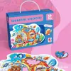 Rompecabezas avanzados para niños al por mayor 180 artículos de regalo juguetes educativos de ensamblaje para jardín de infantes para niños y niñas bebé