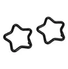 1 Llavero de Estrella de Cinco Puntas Pintado de Aleación Colorida Cadena para Llavero Hecha a Mano Accesorios de Joyería para Colgar en Bolsos Paquete de Materiales