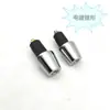 Tapón macizo de hierro para manillar de motocicleta, universal, modificado, grifo, anticaída, bloqueo, puño de acelerador, tapón de equilibrio