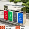 Lixeira Externa Aço Inoxidável Caixa de Cascas Externa Saneamento de Jardim Parque Comunitário Ponto Turístico Lixeira Galvanizada de Classificação