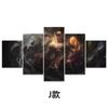 Pôster Decorativo Moderno Sem Moldura de Cinco Elos do Jogo League of Legends Pintura Decorativa para Quarto de E-Sports Sala de Estar Sofá Mesa de Cabeceira Pintura de Parede
